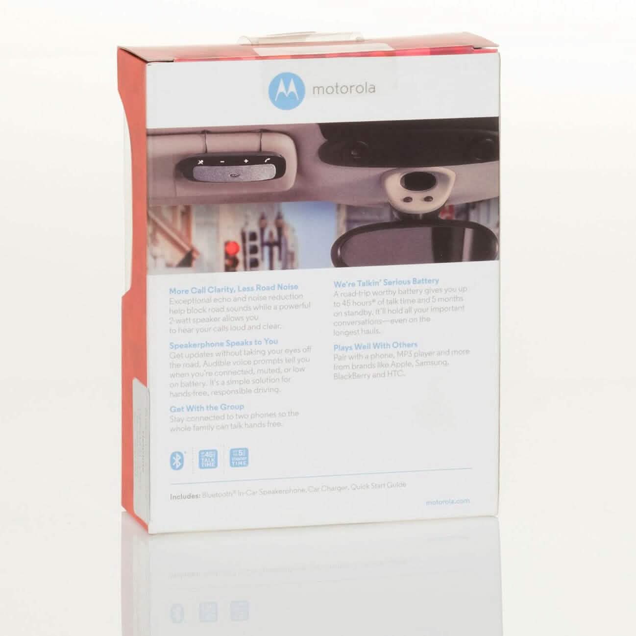 Motorola Sonic Rider SP-005BK 89589N Bluetooth Wireless In-Car Speakerphone Automotive - DailySale