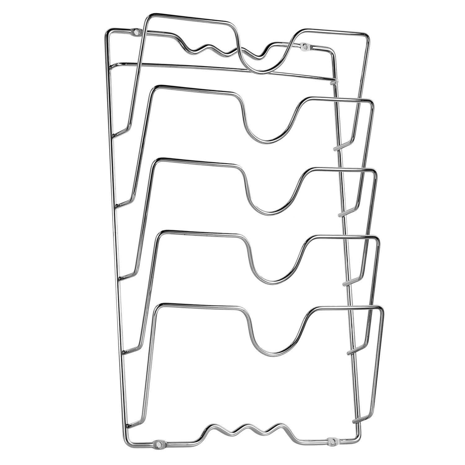 Mounted Pot Lid Rack Pot Cover Organizer Kitchen & Dining - DailySale