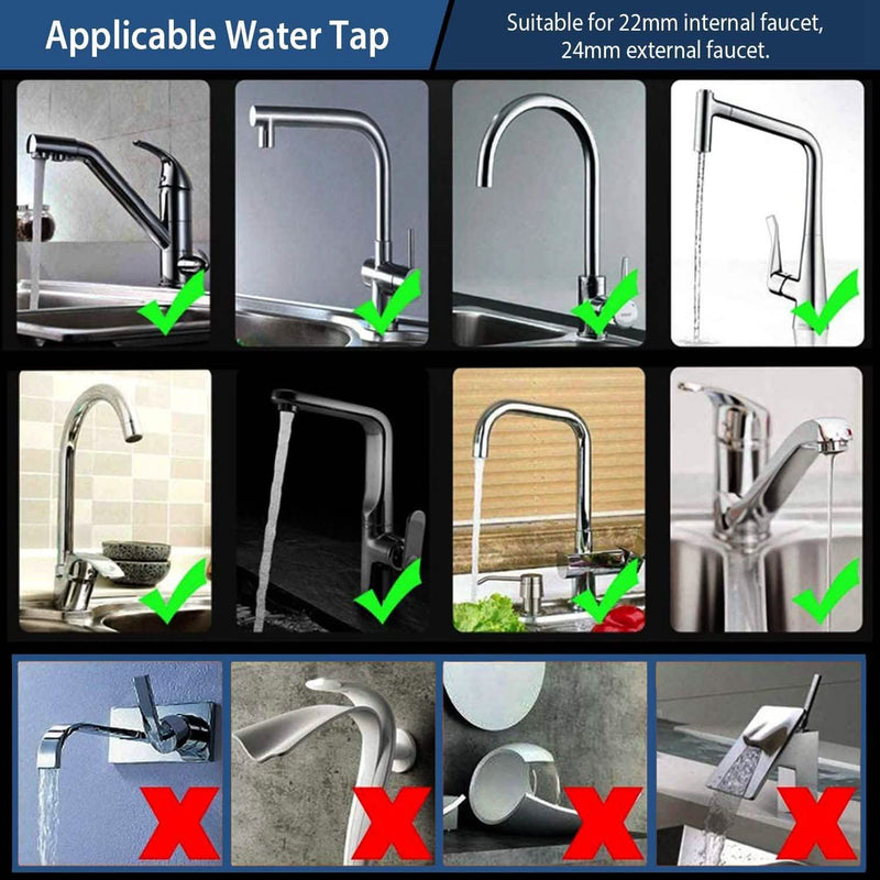 Movable Kitchen Tap Head 360° Rotatable Swivel Kitchen & Dining - DailySale