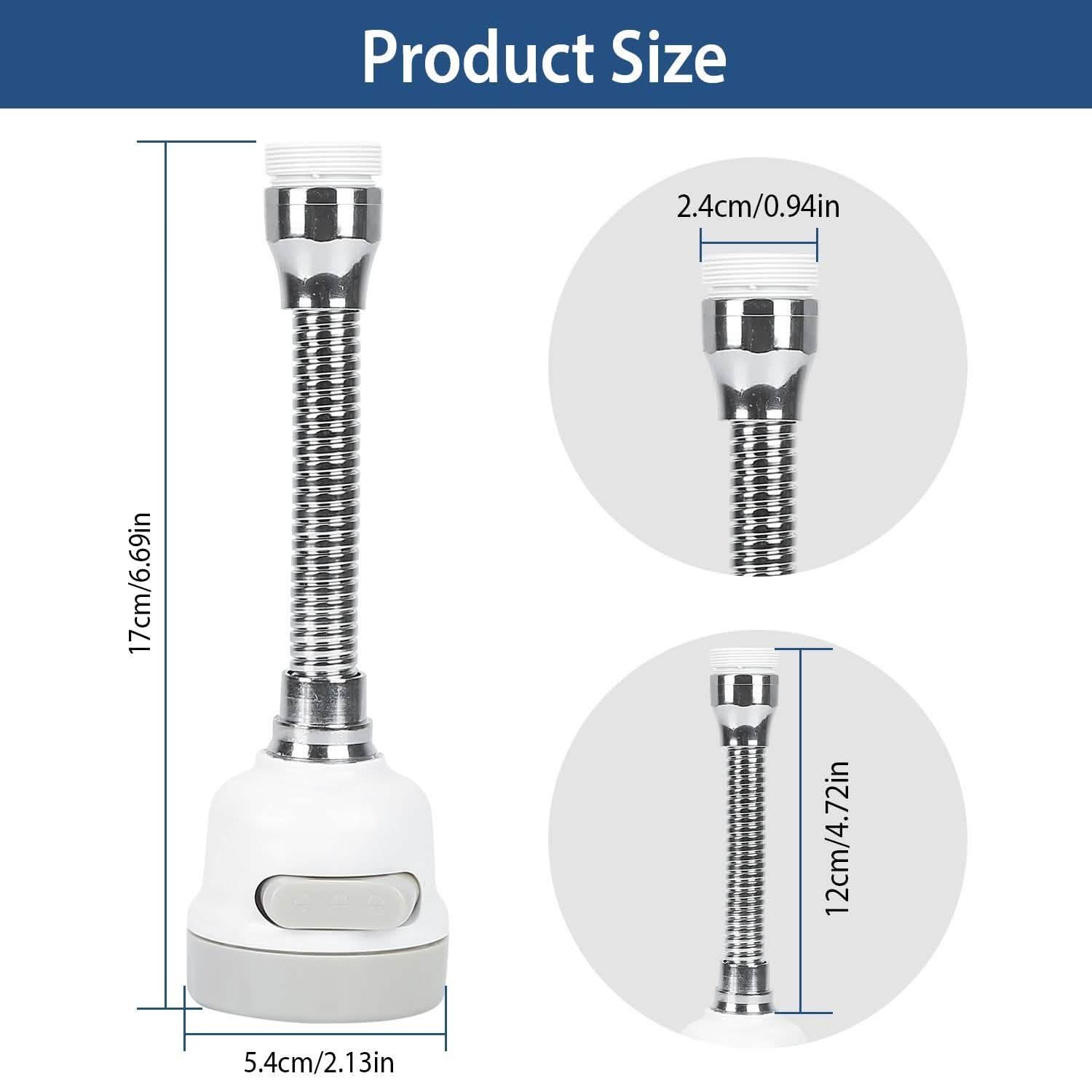 Movable Kitchen Tap Head 360° Rotatable Swivel Kitchen & Dining - DailySale