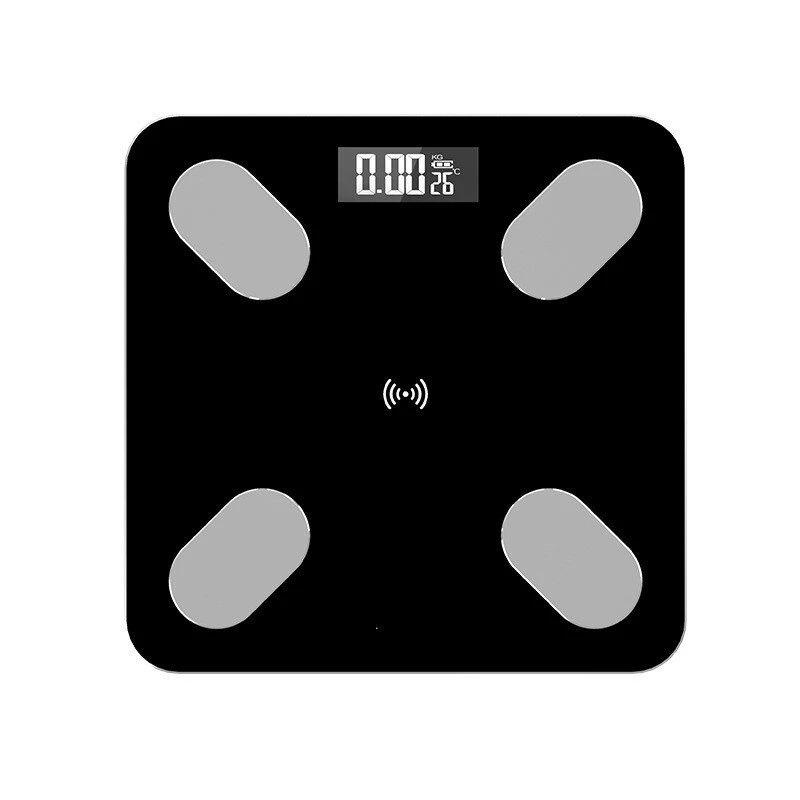 Mrosaa Digital Smart APP Electronic Weight Scale Fitness Black - DailySale