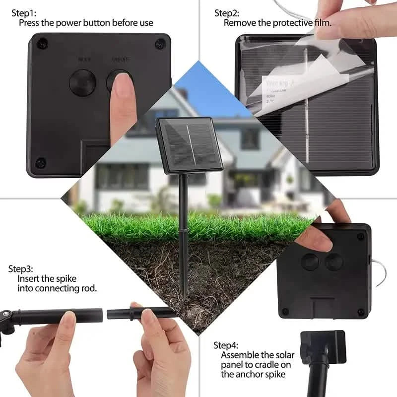 Multi-Color Changing LED Solar Mushroom Light Outdoor Lighting - DailySale