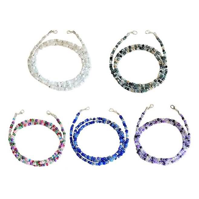 Multi-Color Face Mask Holder Beads Chain Face Masks & PPE - DailySale
