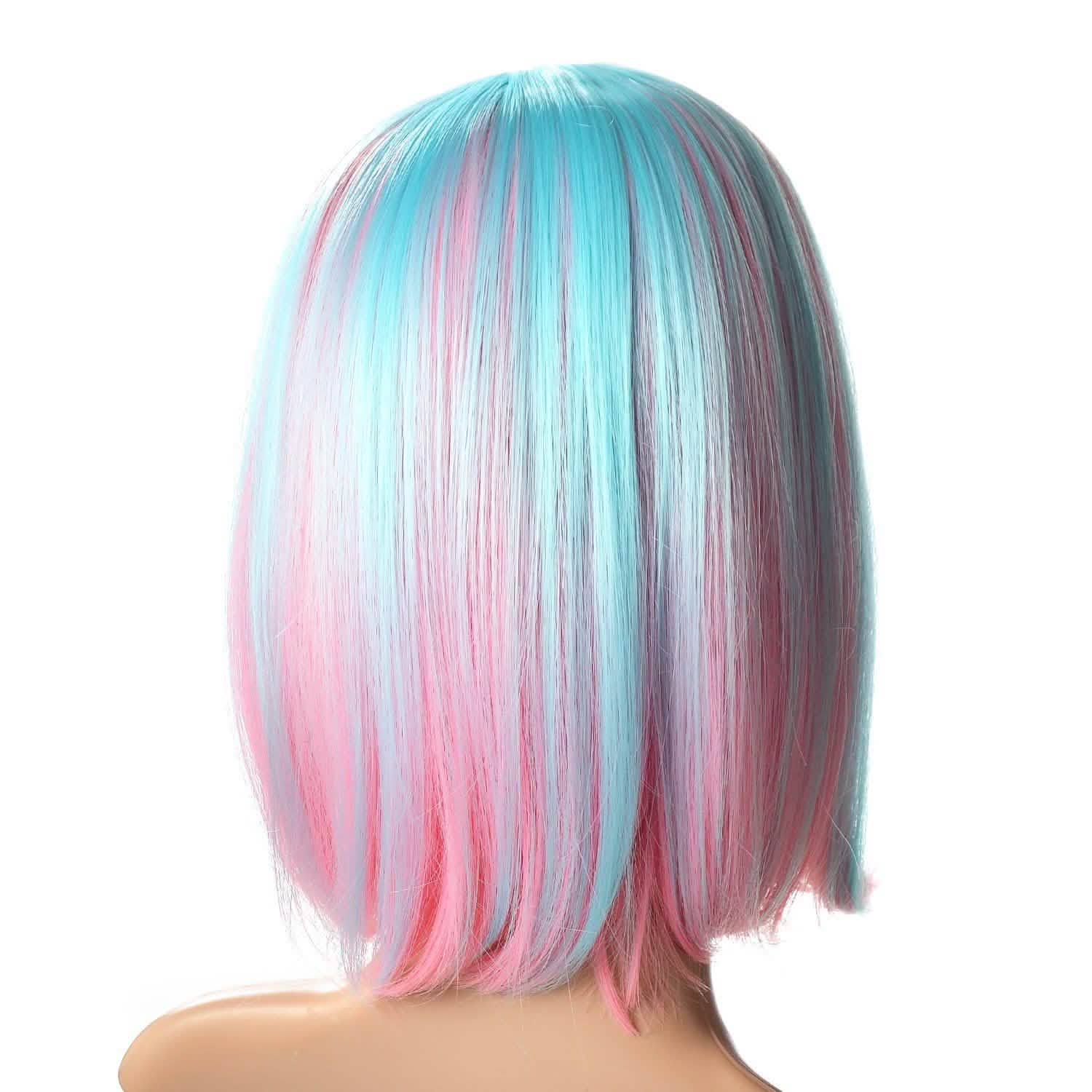 Multi-Color Ombre Short Bob Wig Beauty & Personal Care - DailySale
