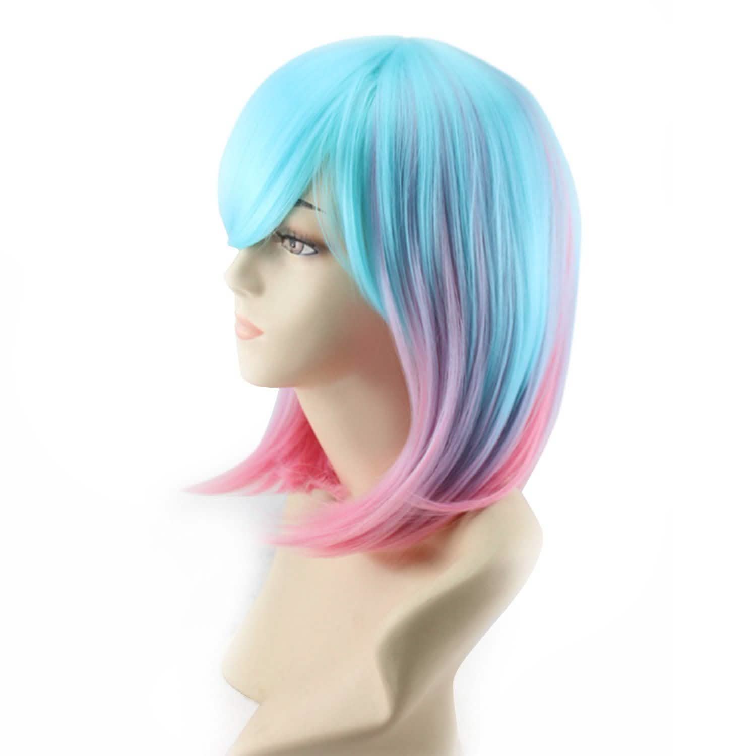 Multi-Color Ombre Short Bob Wig Beauty & Personal Care - DailySale