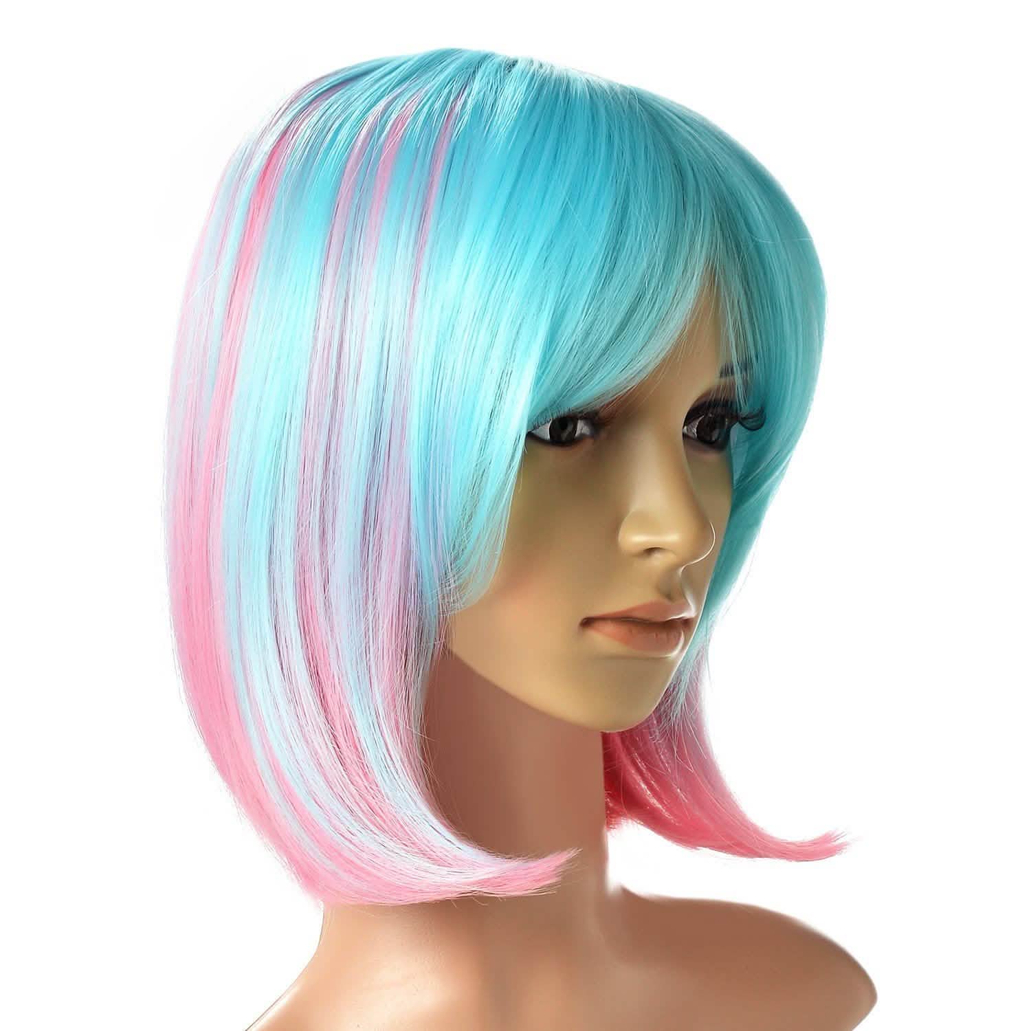 Multi-Color Ombre Short Bob Wig Beauty & Personal Care - DailySale