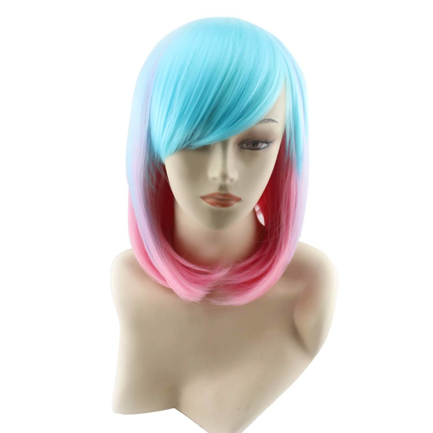 Multi-Color Ombre Short Bob Wig Beauty & Personal Care - DailySale