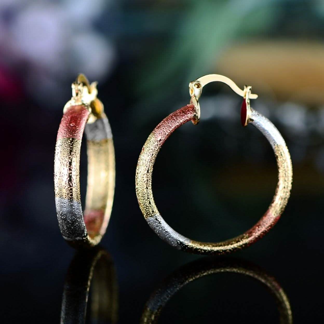 Multi Gold Hoop Earrings - Assorted Styles Jewelry - DailySale