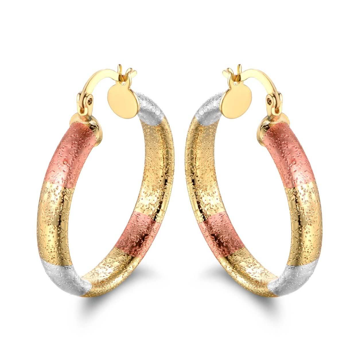 Multi Gold Hoop Earrings - Assorted Styles Jewelry - DailySale