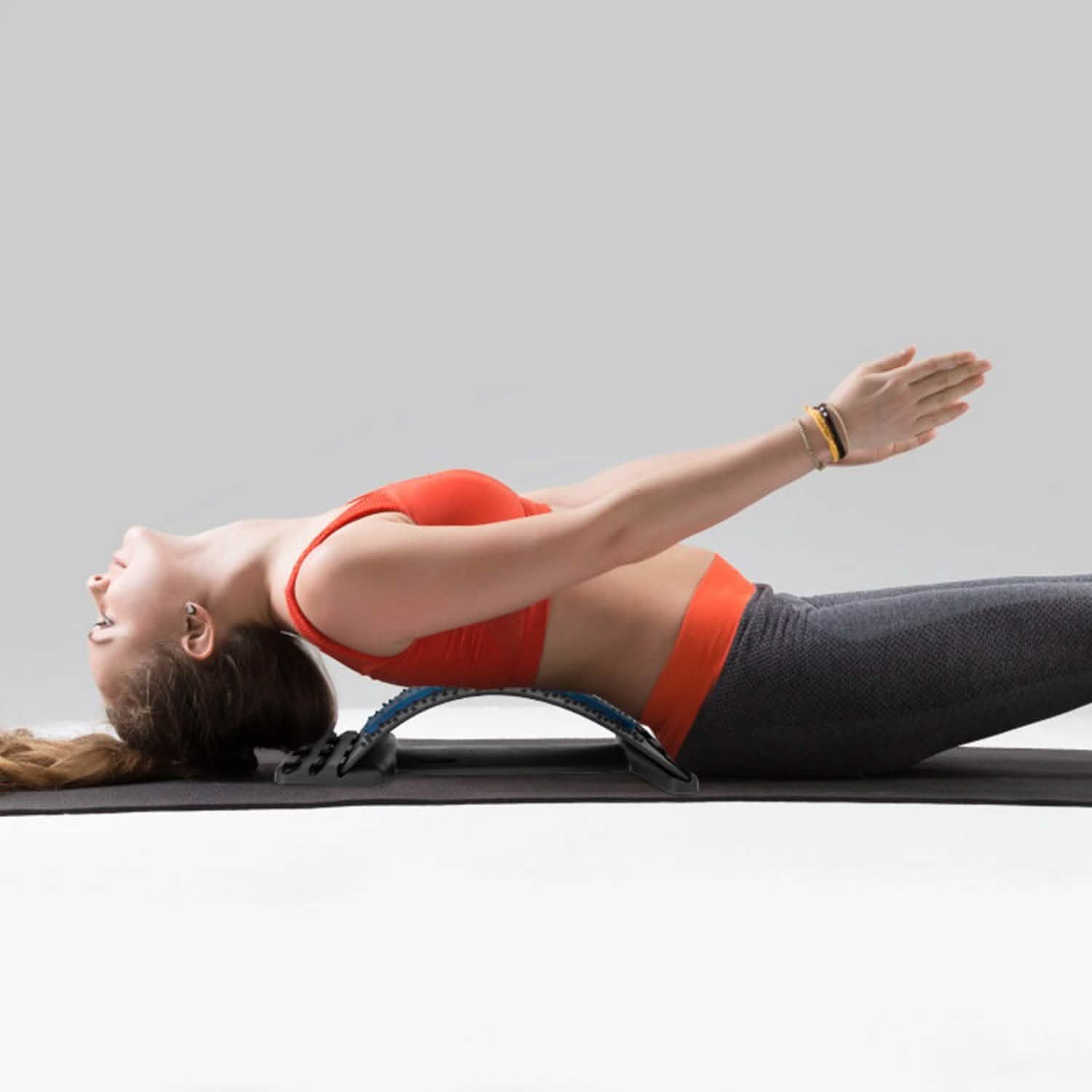 Multi-Level Lumbar Spinal Support Stretcher Wellness - DailySale