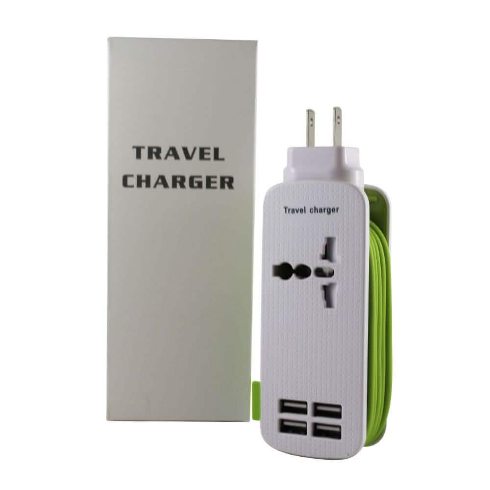 Multi Universal Travel Charger Gadgets & Accessories Green - DailySale