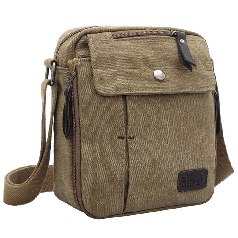 Multifunctional Canvas Traveling Bag - Assorted Colors Handbags & Wallets Khaki - DailySale