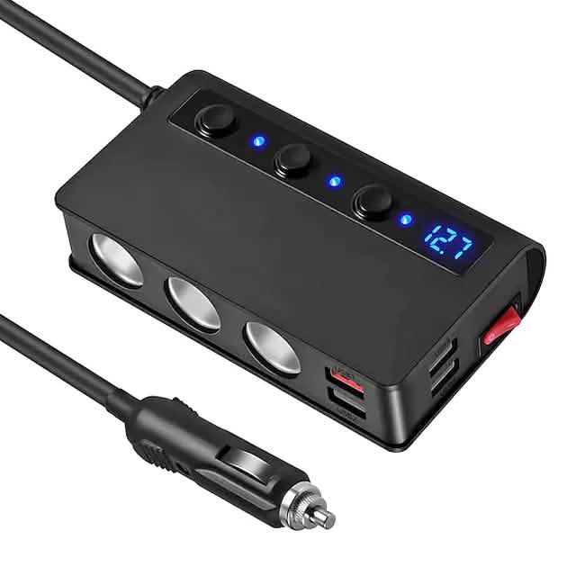 Multifunctional Car Charger Socket Automotive - DailySale