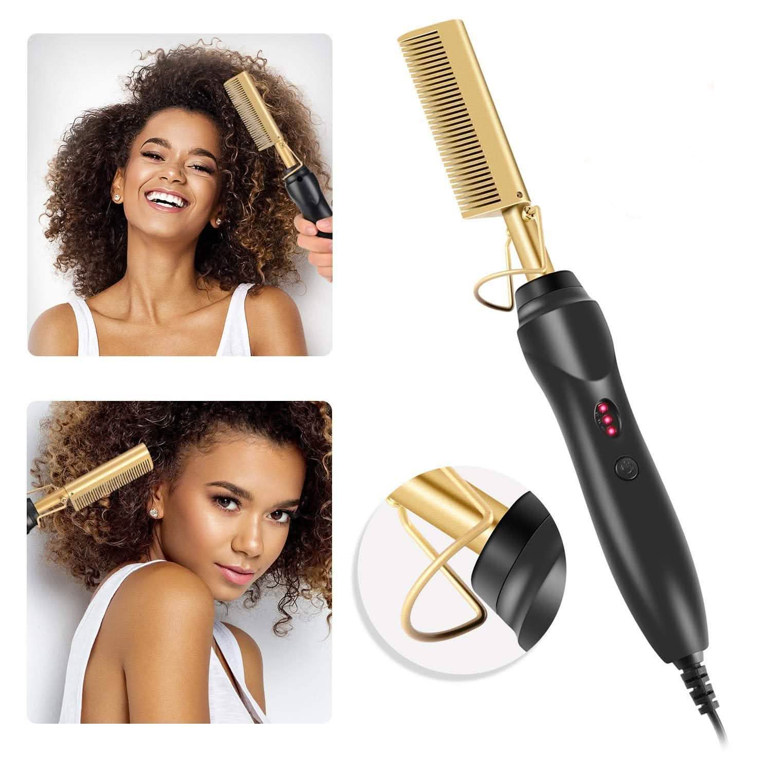 Multifunctional Hair Straightening Comb Beauty & Personal Care - DailySale