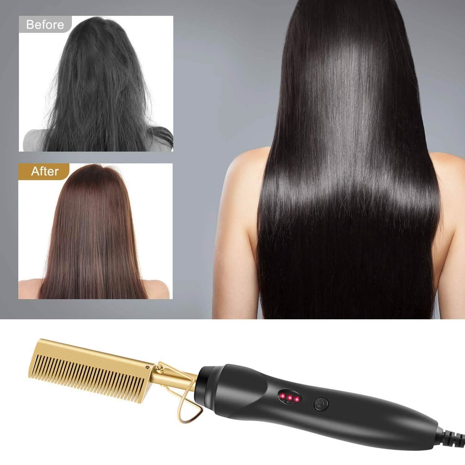 Multifunctional Hair Straightening Comb Beauty & Personal Care - DailySale