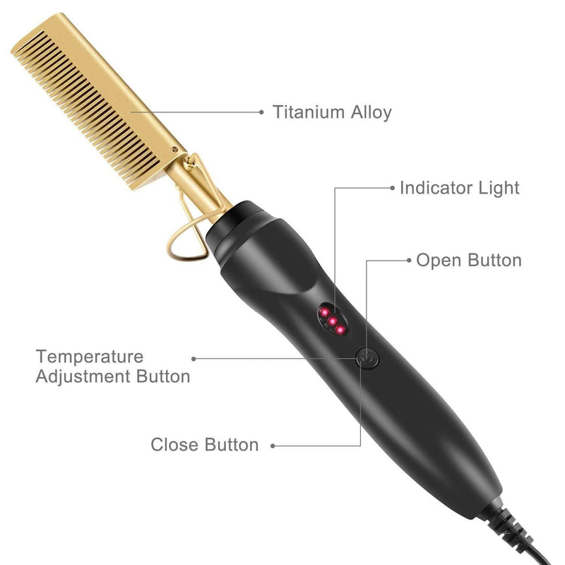Multifunctional Hair Straightening Comb Beauty & Personal Care - DailySale