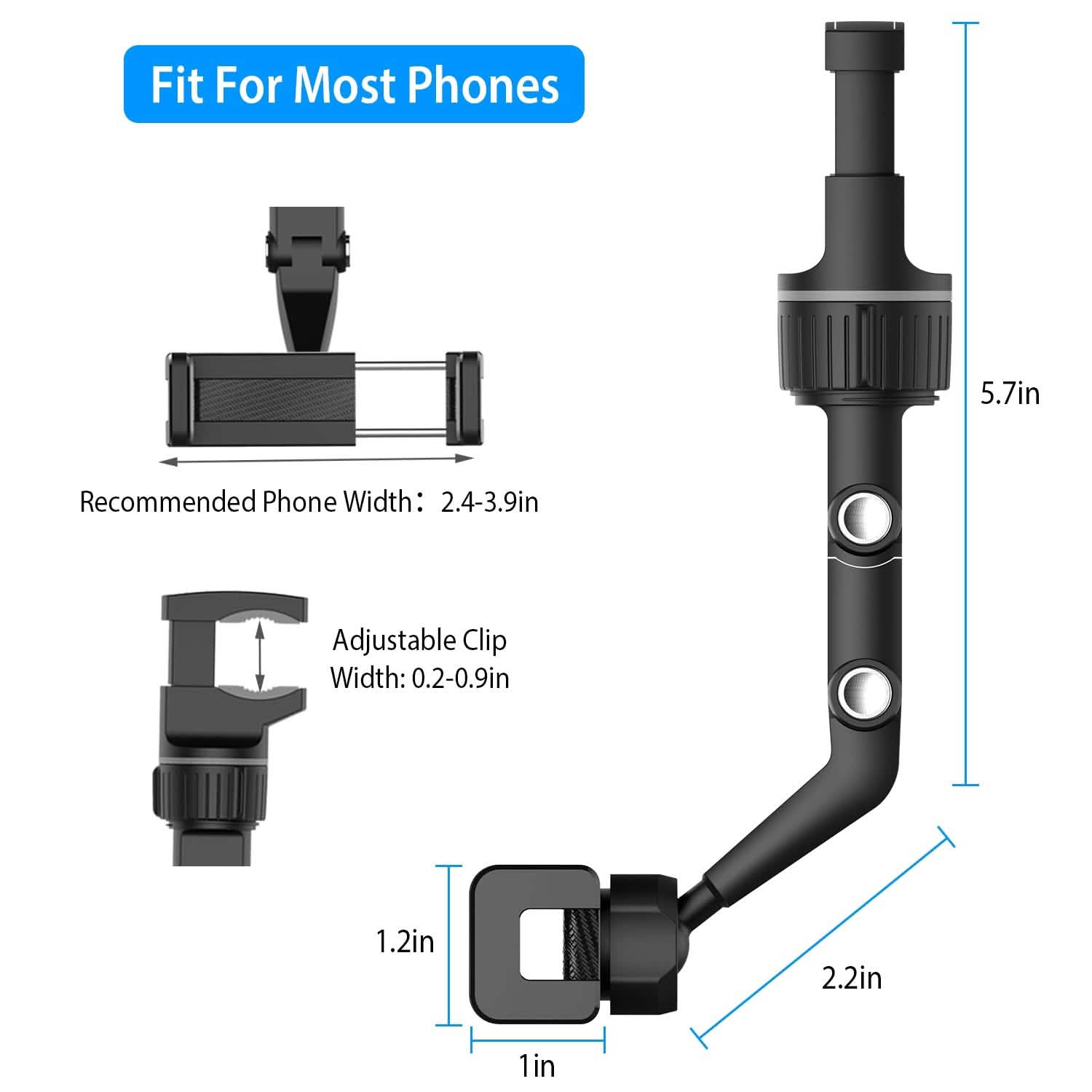 Multifunctional Mobile Phone Holder Bracket Automotive - DailySale