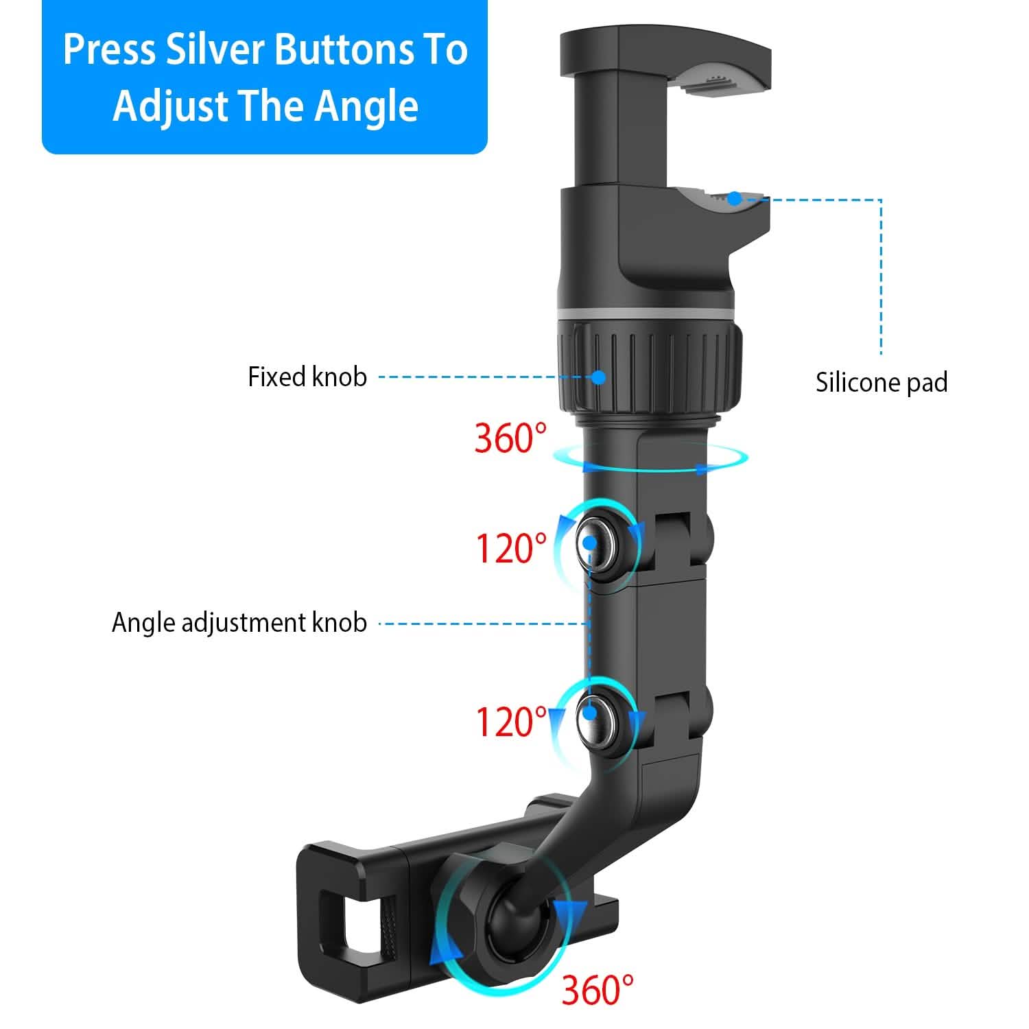 Multifunctional Mobile Phone Holder Bracket Automotive - DailySale
