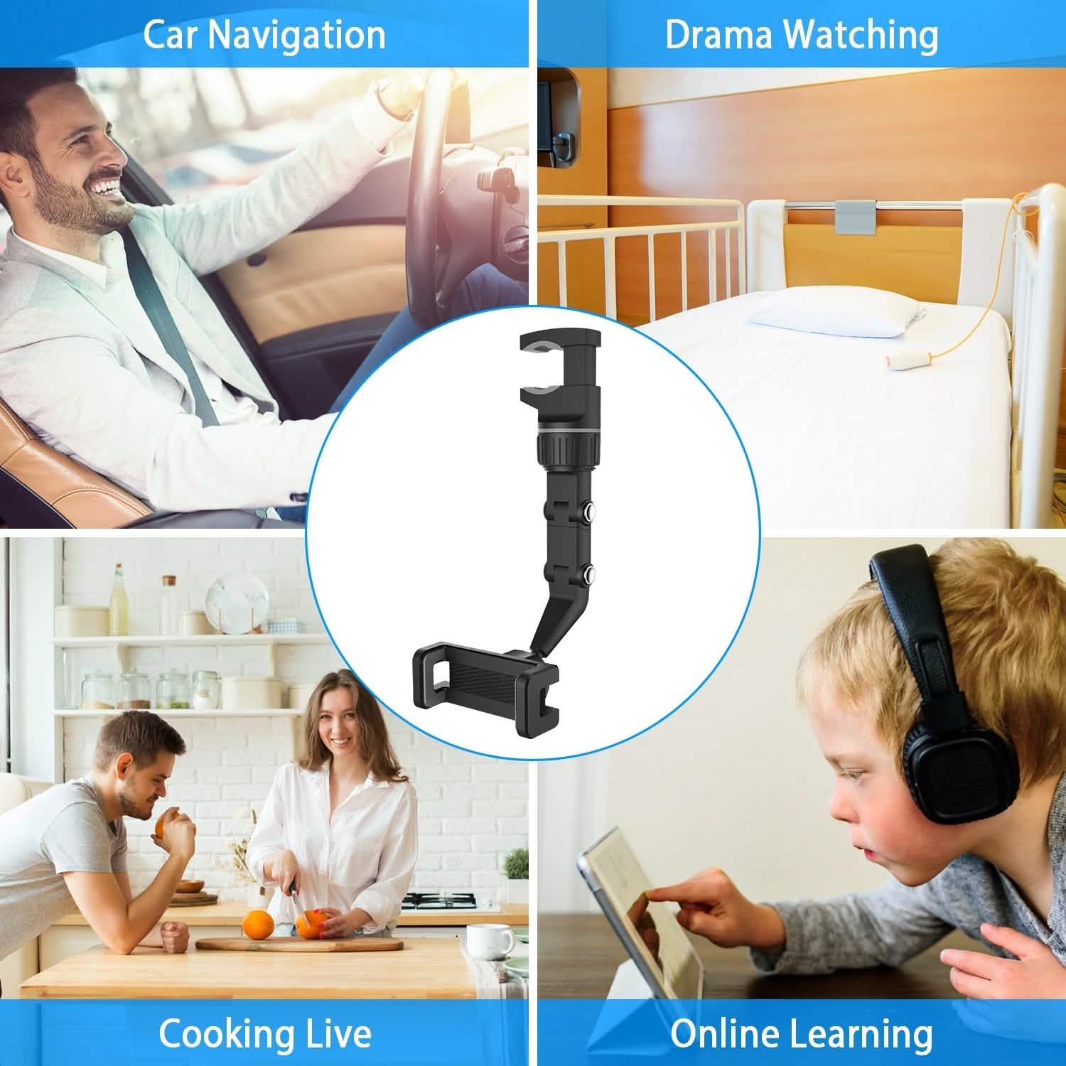 Multifunctional Mobile Phone Holder Bracket Automotive - DailySale