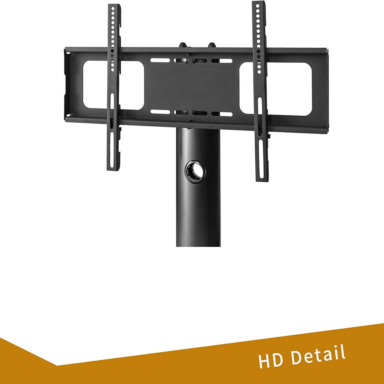 Multifunctional Tempered Glass Metal Frame Floor TV Stand Furniture & Decor - DailySale