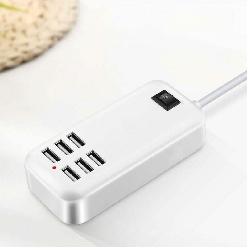 Multiport 6-USB US AC Wall Charger Gadgets & Accessories - DailySale