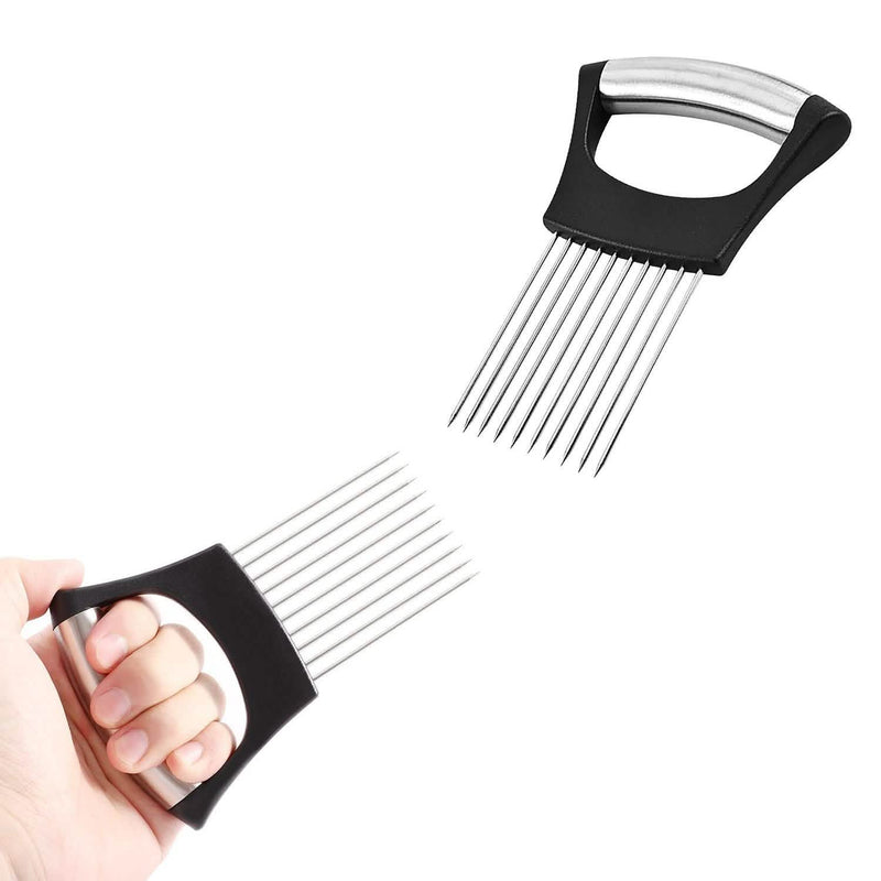 Multipurpose Stainless Steel Assistant Vegetable and Meat Slicer Holder Kitchen & Dining - DailySale