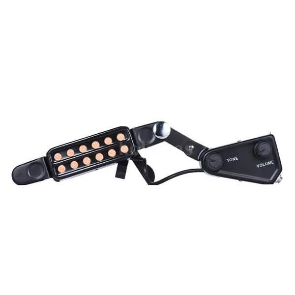 Music Tools 12-hole Acoustic Guitar Sound Hole Pickup Magnetic Transducer with Tone Volume Controller Audio Cable Headphones & Audio - DailySale