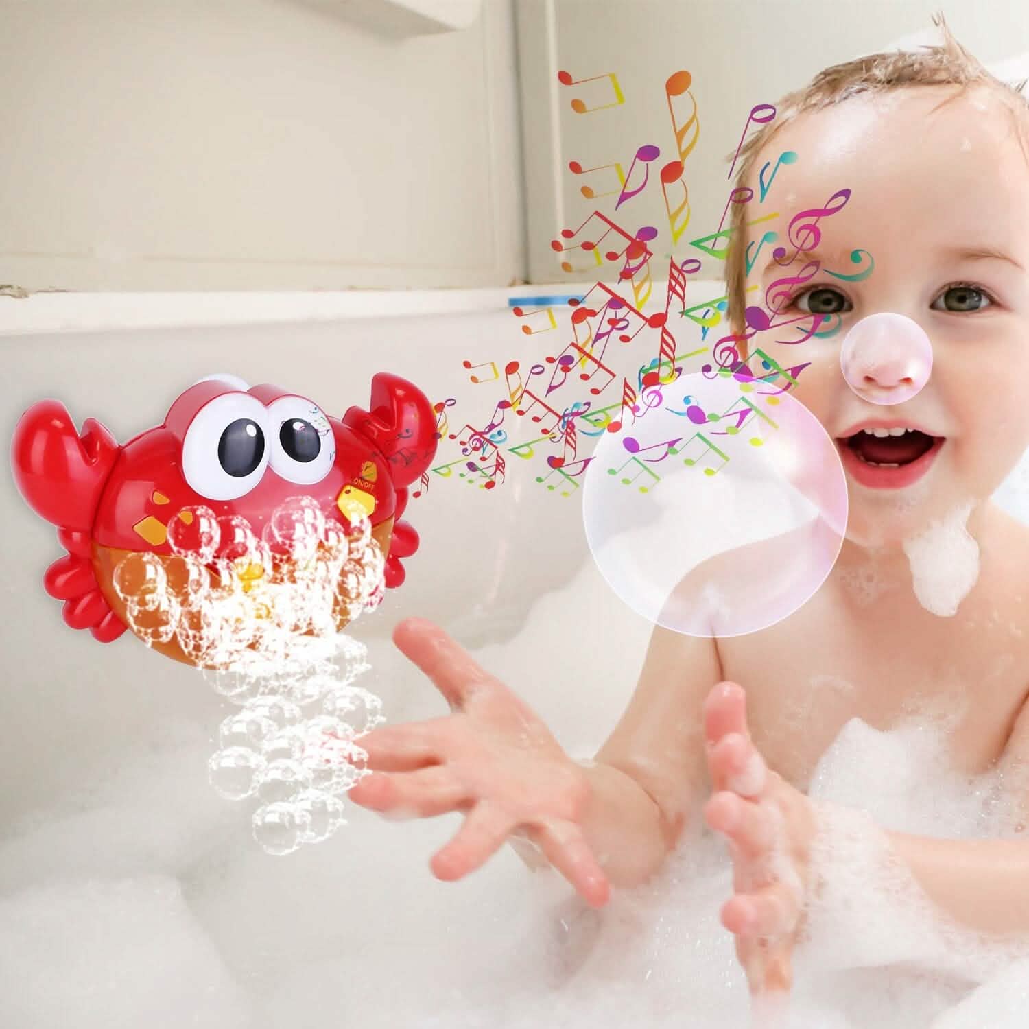 Musical Bubble Bath Maker for Bathtubs Toddler Bubble Machine Toys & Games - DailySale