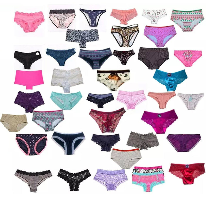 Mystery Panties Briefs Bikini Thongs Women's Clothing Bikini/Hipster/Boyshorts 6-Pack S - DailySale