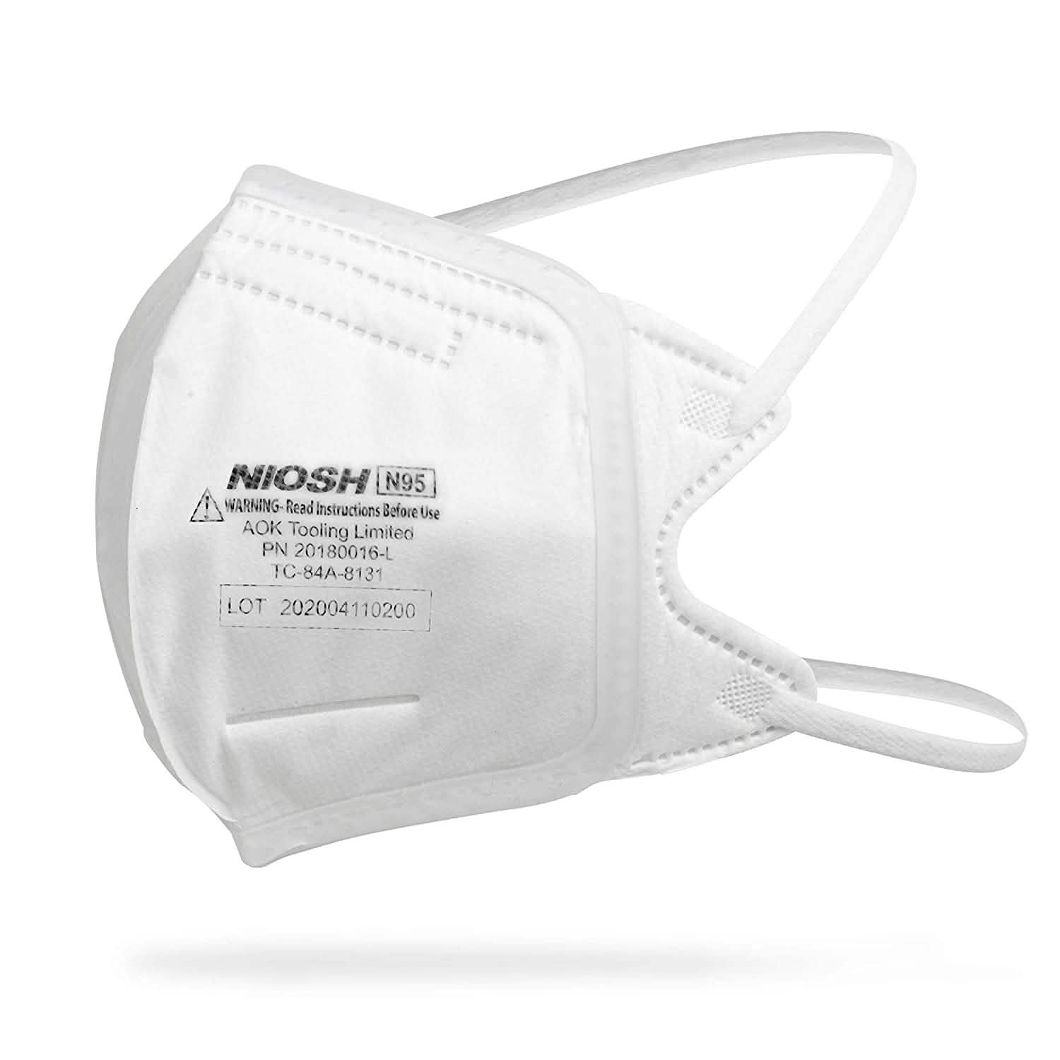 N95 Foldable Filtration Face Mask Face Masks & PPE 10-Pack - DailySale