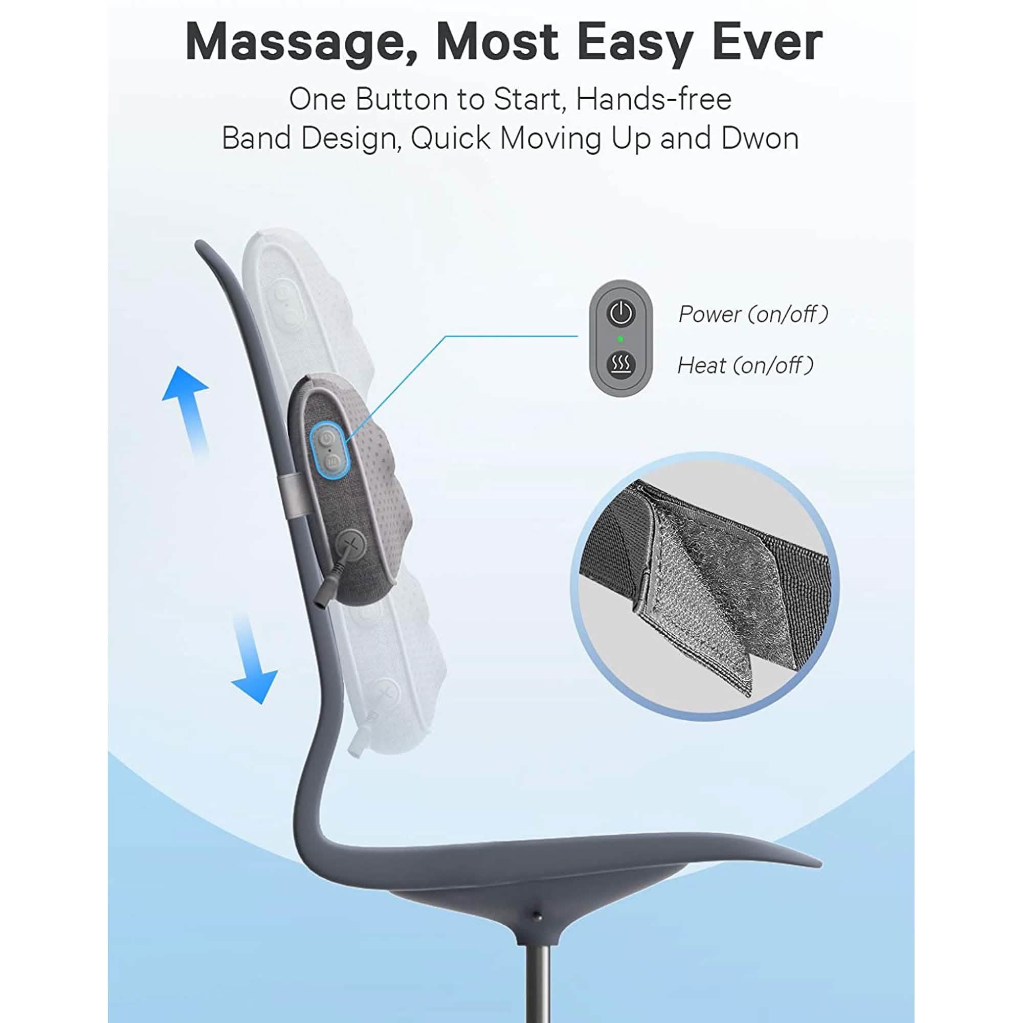 Naipo Electric Deep Kneading Back Neck Massager Wellness - DailySale