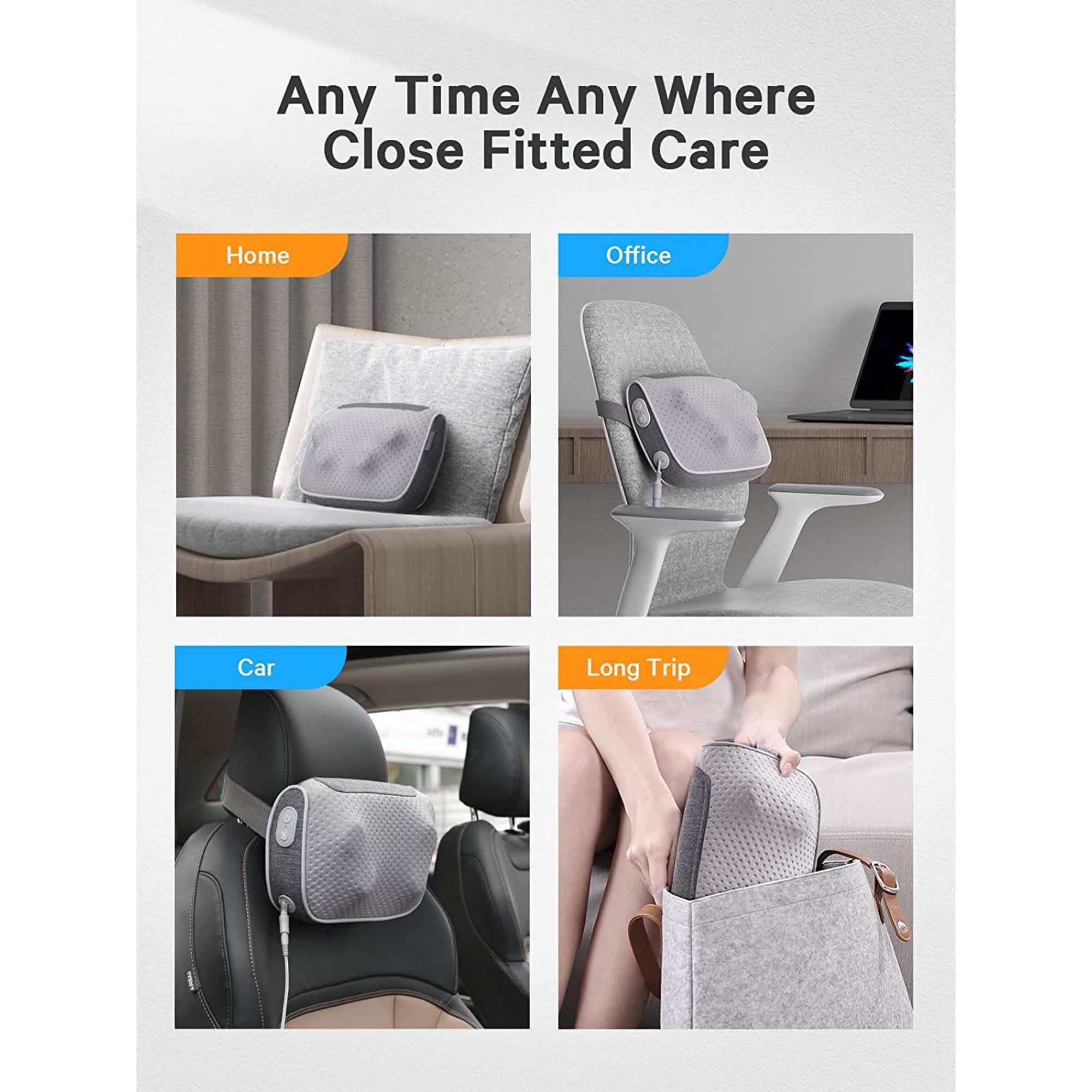 Naipo Electric Deep Kneading Back Neck Massager Wellness - DailySale