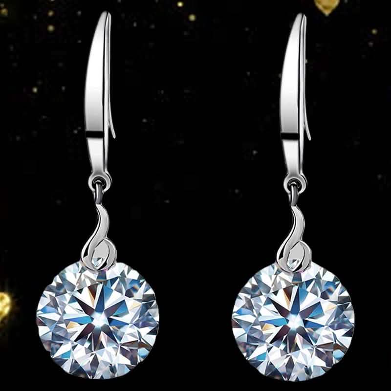 Naked Drill Swarovski Crystal Hook Earrings Jewelry - DailySale