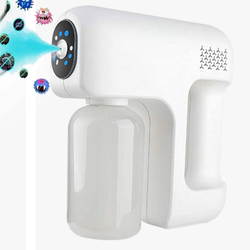 Nano Mist Pump Sprayer Machine Automatic with Blue Light Face Masks & PPE White - DailySale