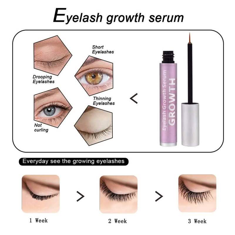 Natural Eyelash Growth and Enhancer Serum Beauty & Personal Care - DailySale