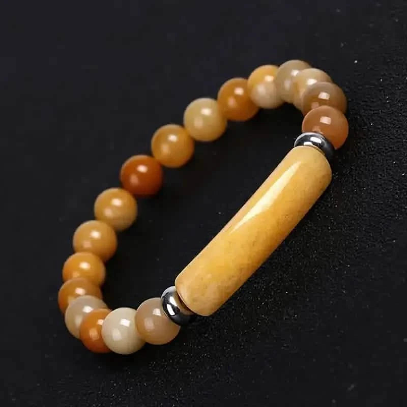Natural Gemstone Crystal Rough Bracelet Women's Shoes & Accessories Old Topaz Bracelet - DailySale