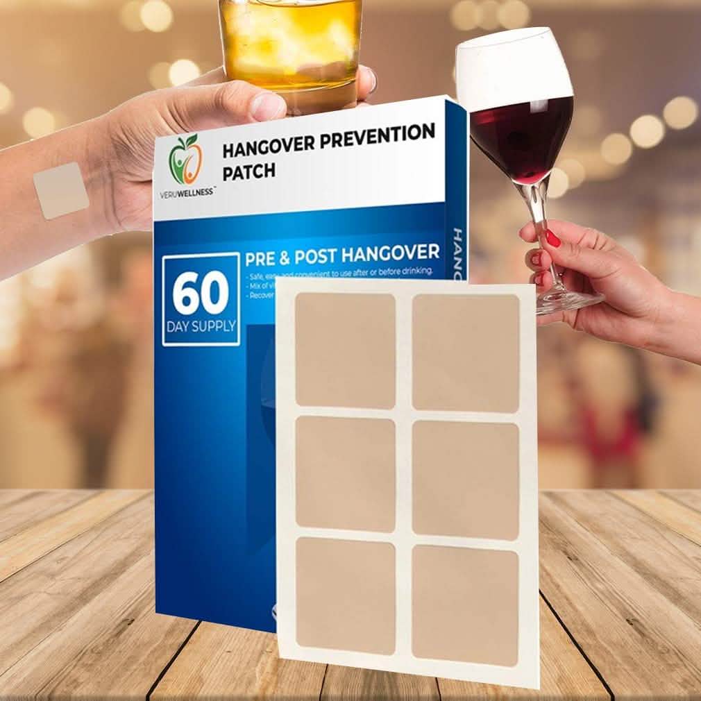 Natural Hangover Patches 60 Day Supply Wellness & Fitness - DailySale