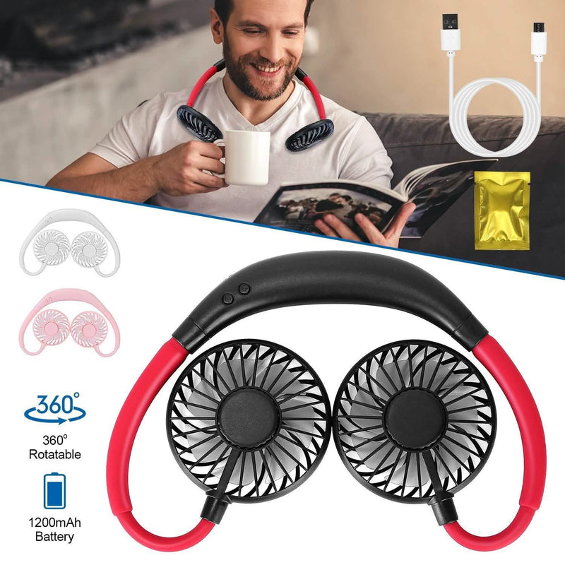 Neck Hanging Fan Hand Free Portable Sports & Outdoors - DailySale