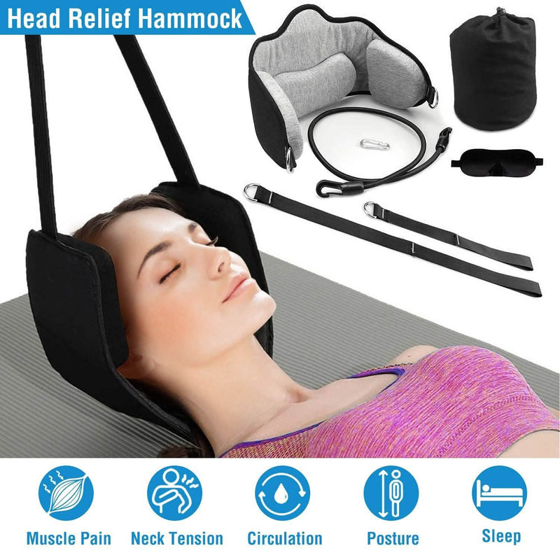 Neck Head Hammock Portable Cervical Traction Relief Hammock Wellness - DailySale