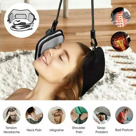 Neck Head Hammock Portable Neck Stretcher Hammock Wellness - DailySale