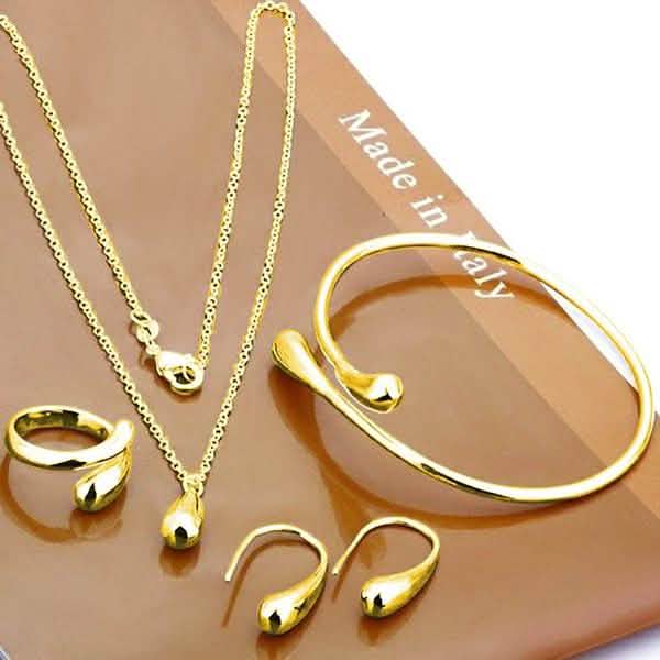 Necklace Ring Hook Oval Earings Set Necklaces - DailySale