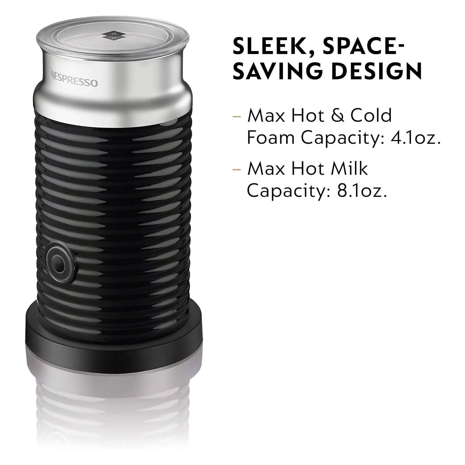 Nespresso Aeroccino3 Milk Frother, One Size, Black Kitchen Tools & Gadgets - DailySale
