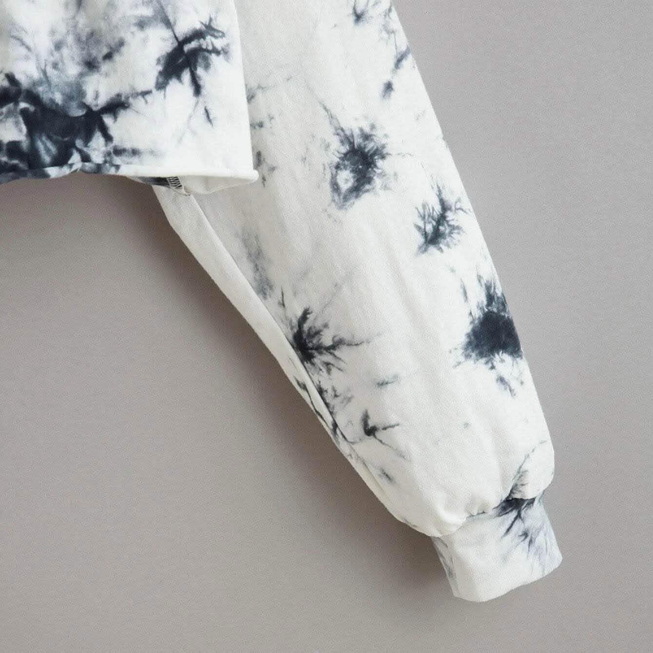 New York Graphic Tie-Dye Cropped Hoodie Women's Clothing - DailySale