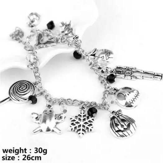 Nightmare Before Christmas Jack Skellington Sally Gothic Bracelet Bracelets - DailySale