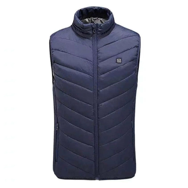 Nine Districts Intelligent Heating Vest Electric Heating Men's Outerwear Blue S - DailySale