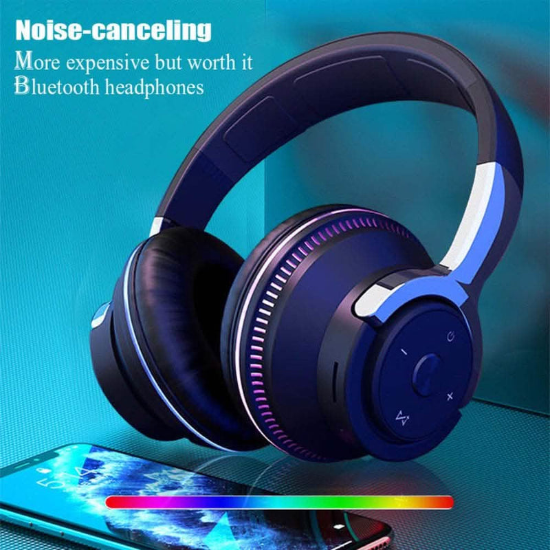 Ninja Dragon Wireless Light Changing Bluetooth Gaming Headset Headphones & Audio - DailySale