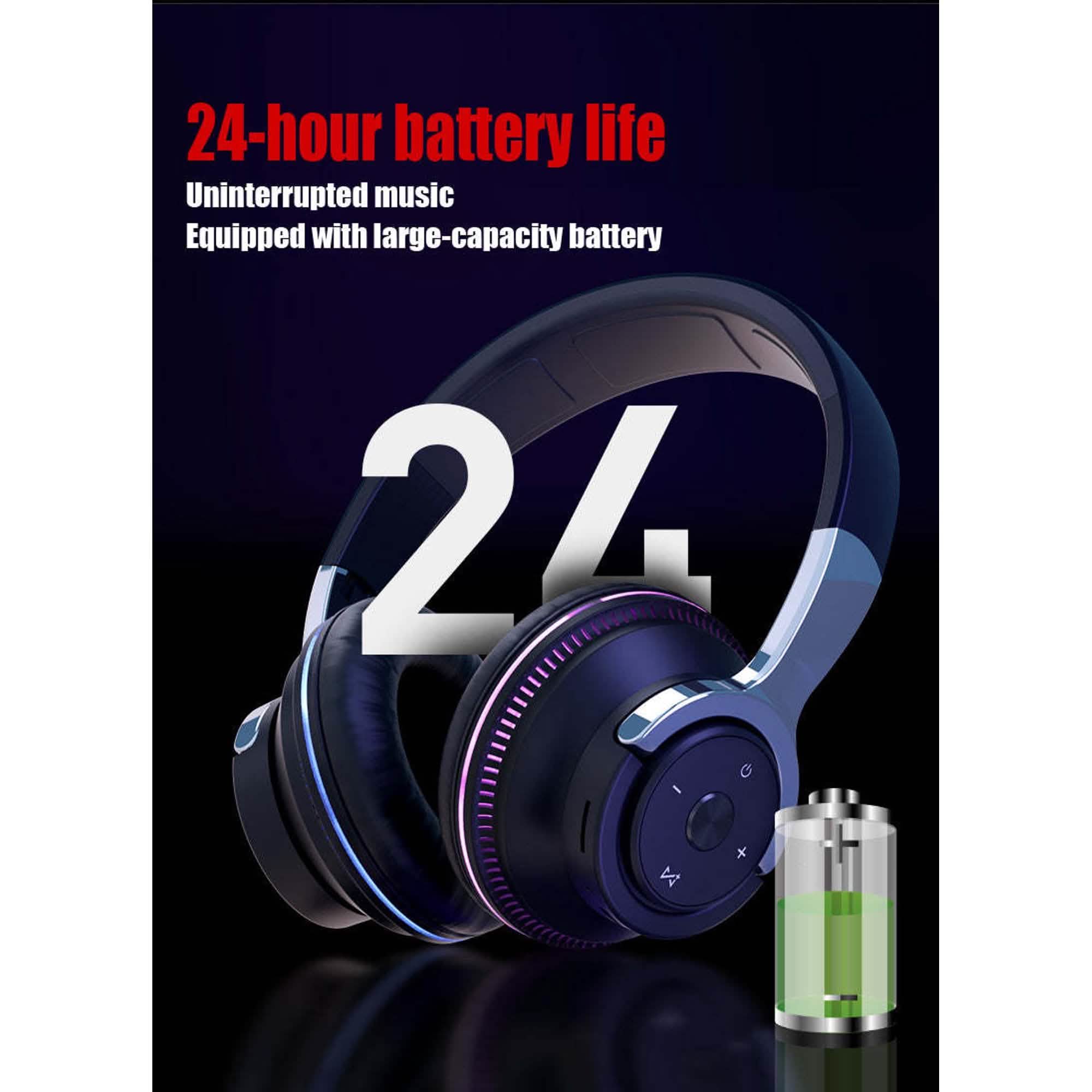 Ninja Dragon Wireless Light Changing Bluetooth Gaming Headset Headphones & Audio - DailySale