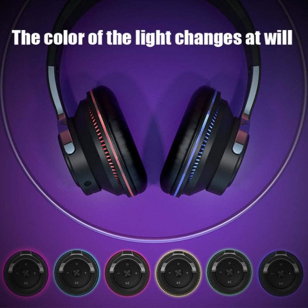 Ninja Dragon Wireless Light Changing Bluetooth Gaming Headset Headphones & Audio - DailySale