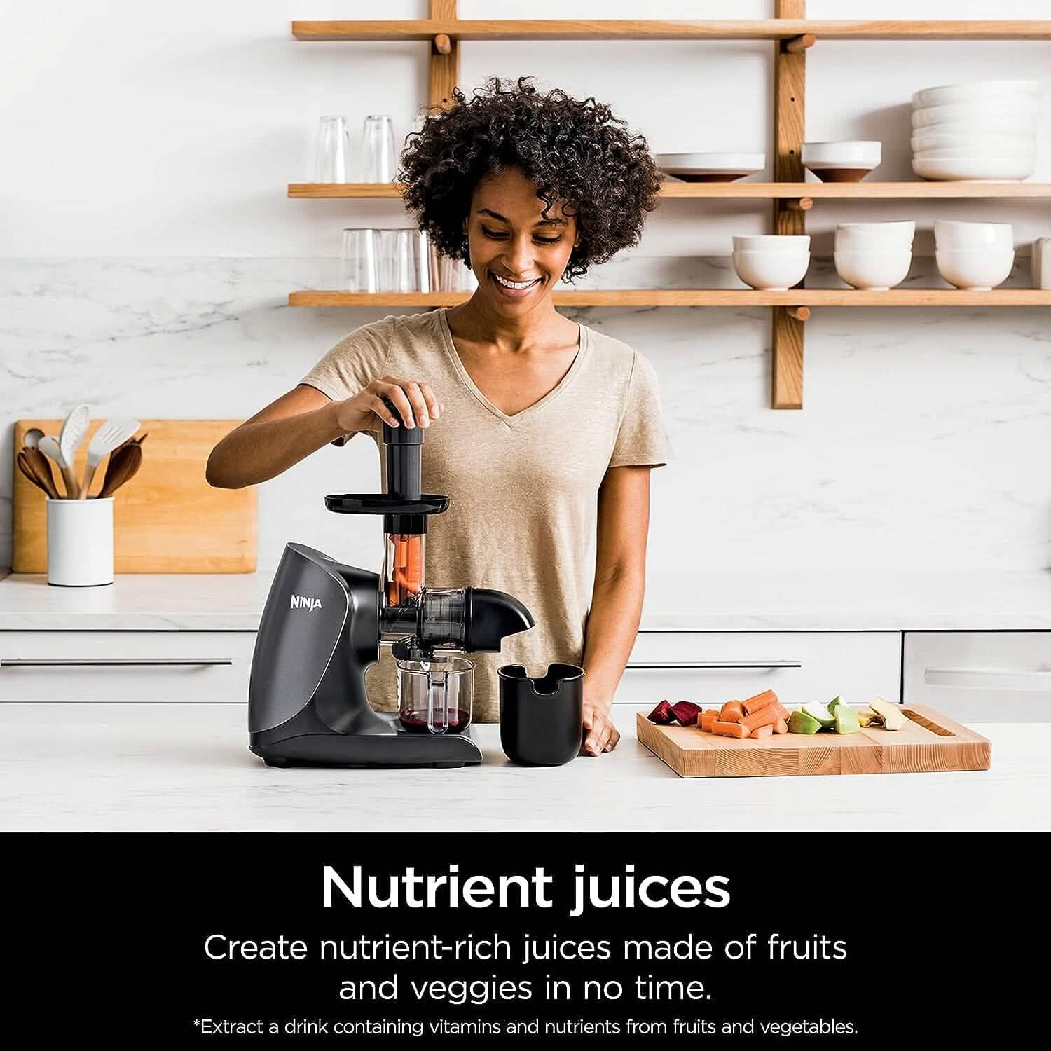 Ninja JC101 Cold Press Pro Juicer 1st Generation Graphite (Refurbished) Kitchen Appliances - DailySale