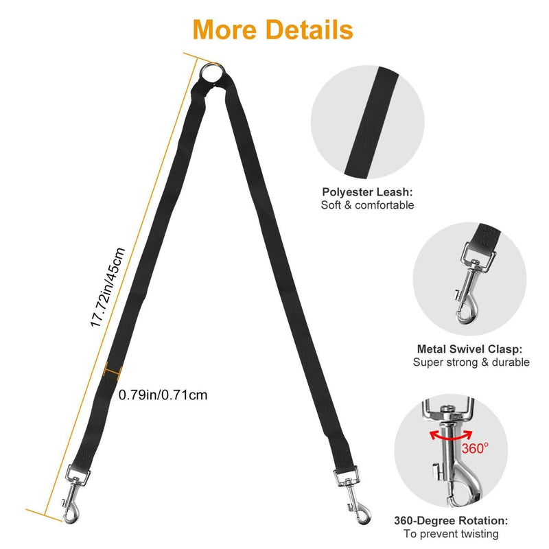 No-Tangle Dual Dogs Leash Pet Supplies - DailySale